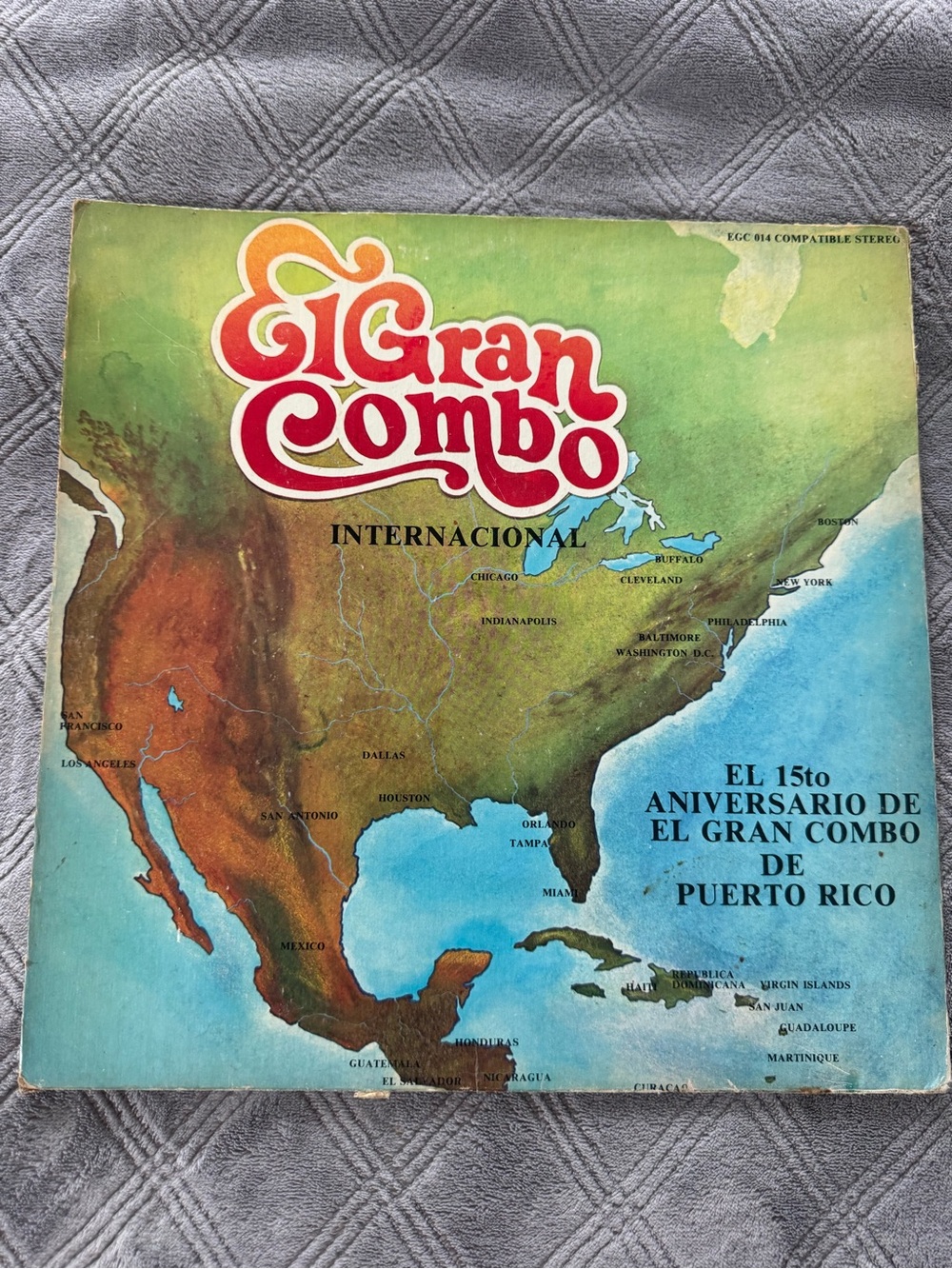 El Gran Combo Internacional El 15to Aniversario [1985] Vinyl LP Latin Sals